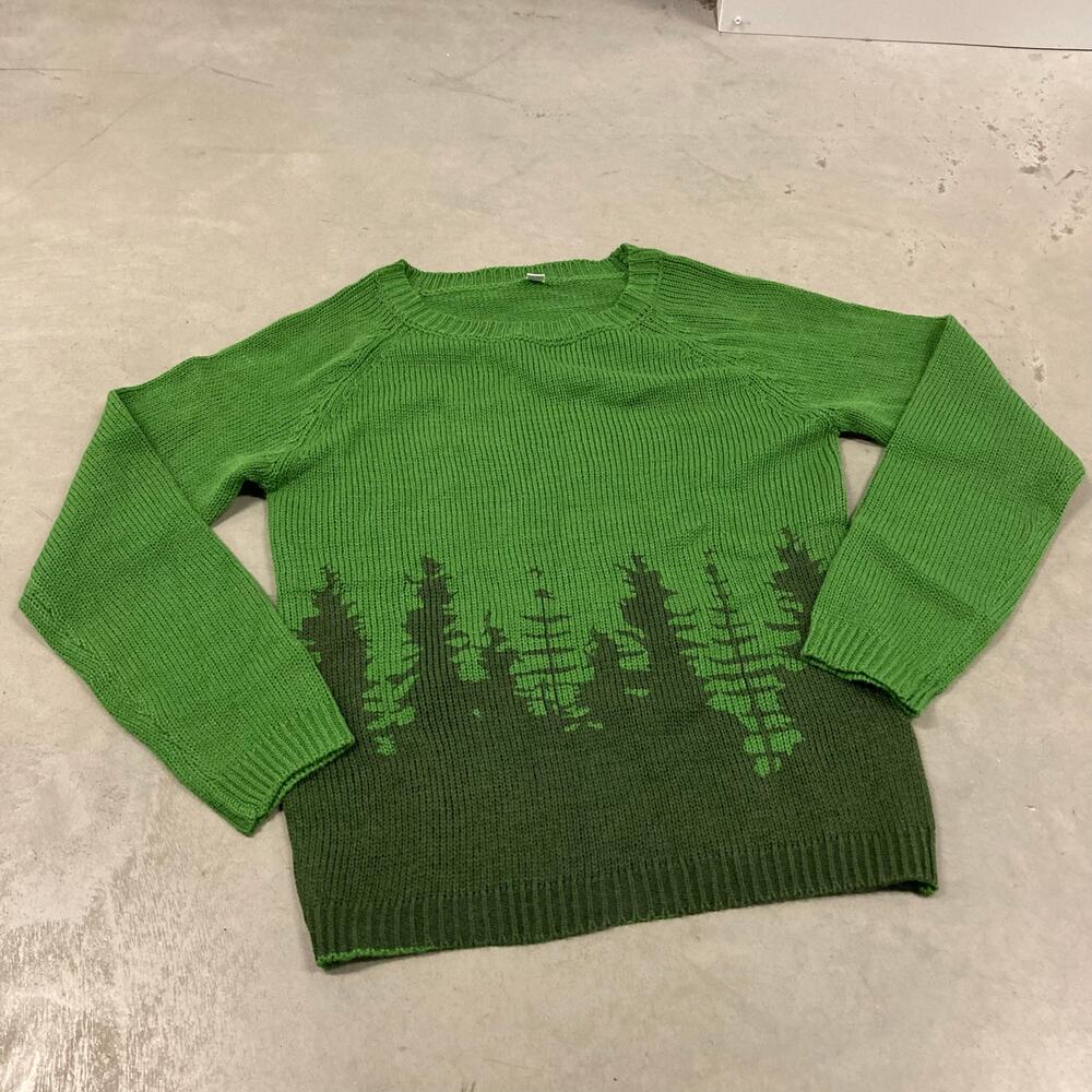 vintage y2k nature sweater